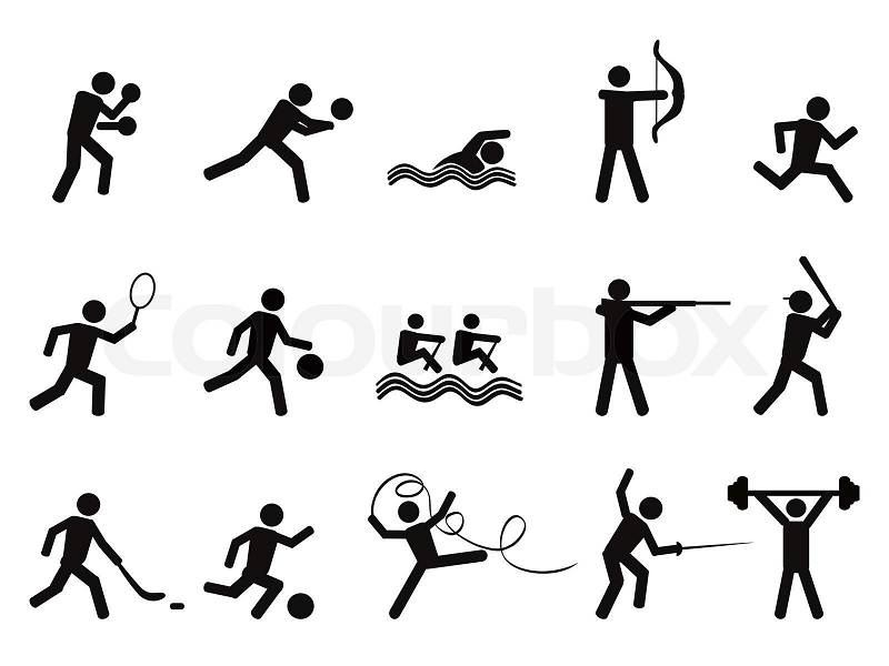 free clip art sports silhouettes - photo #8
